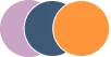 Circulos de colores de los iconos de las alergias