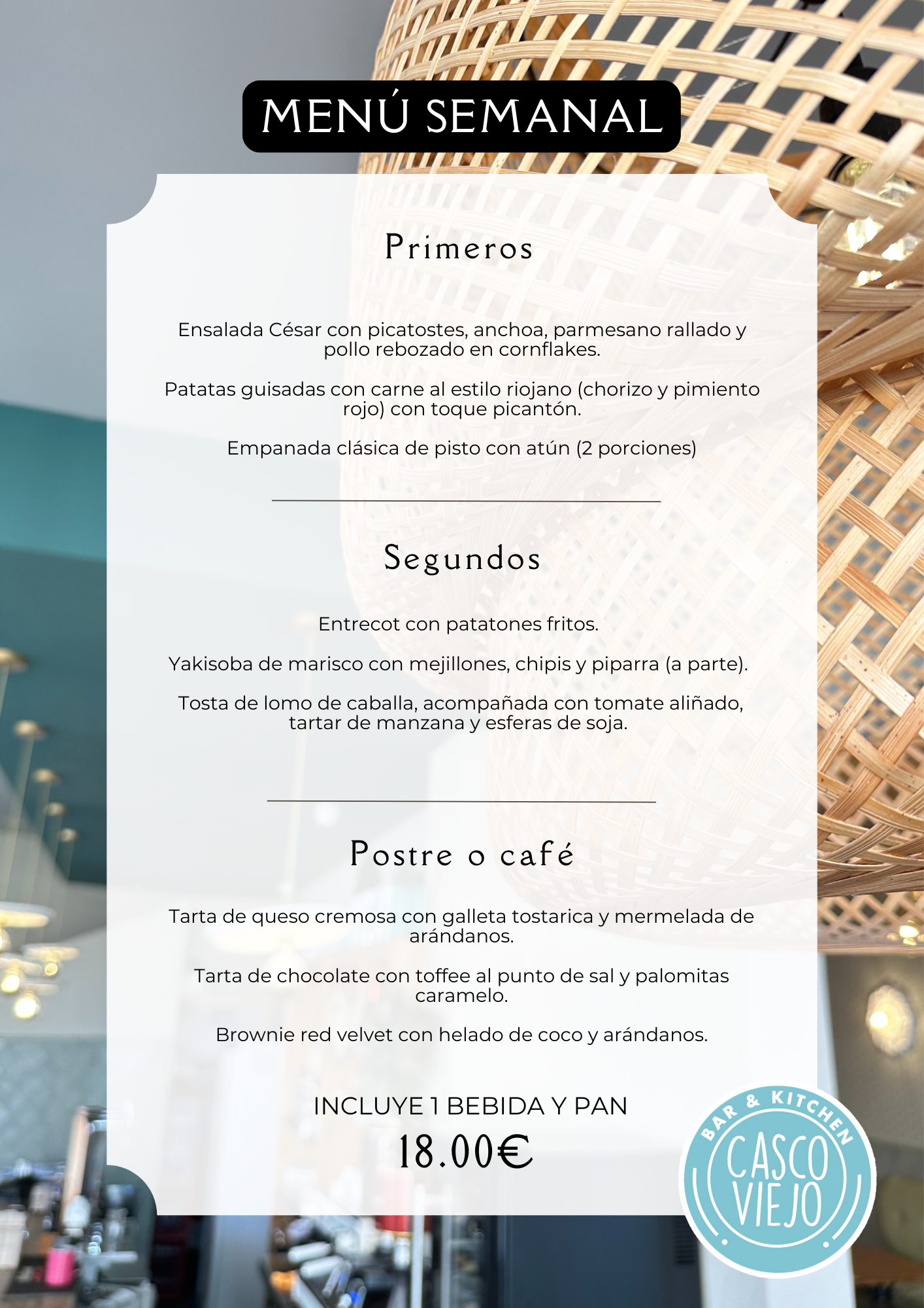 Historia de Instagram Menú Semanal Restaurante Moderno y Elegante Blanco (A4) (1)